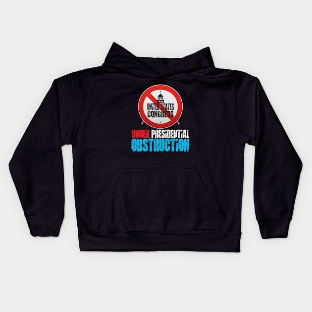 Under Obstruction V2 Kids Hoodie by brendanjohnson